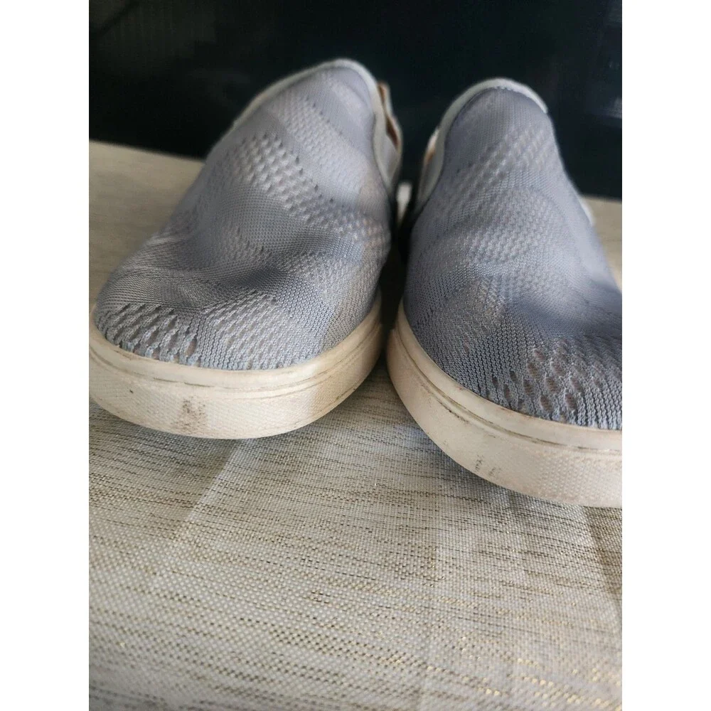 OLUKAI Pehuea Women's Slip On Sneakers Casual Everyday Shoes Gray Blue Size 7